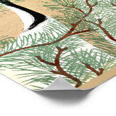 雪花 – 百代ぐさの鶴 ポスター (角)