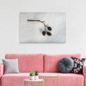 雪落ちた雪 キャンバスプリント (インサイチュ (リビング))