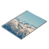 雪解けと氷解けの山並み  ノートブック (左側)