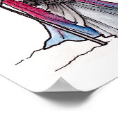 雪解けの赤龍 ポスター (角)