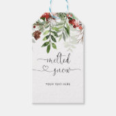 雪解けメッセージカード ギフトタグ (正面)