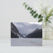 雪解け前のルイーズ湖 ポストカード (スタンド正面)