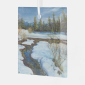 「雪解け」オーナメント ガラスオーナメント (正面左)