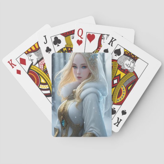 雪誇りを持った日 トランプ (裏面)