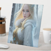 雪誇りを持った日 台座サイン (インサイチュ)