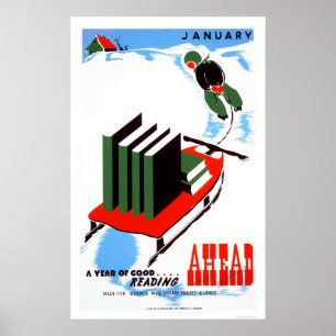 雪読1938 WPA ポスター