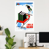 雪読1938 WPA ポスター (ホームオフィス)