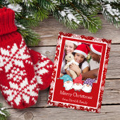 雪赤と白片と格言の写真カード シーズンカード