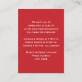 雪赤と白片エンクロージャカード エンクロージャーカード (裏面)