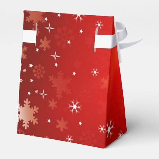 雪赤と白片クリスマスのお願い箱 フェイバーボックス (裏面サイド)