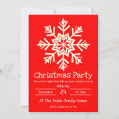 雪赤と白片クリスマスパーティー 招待状 (正面)