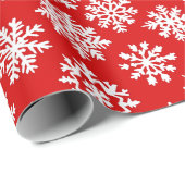 雪赤と白片クリスマス ラッピングペーパー (ロールコーナー)