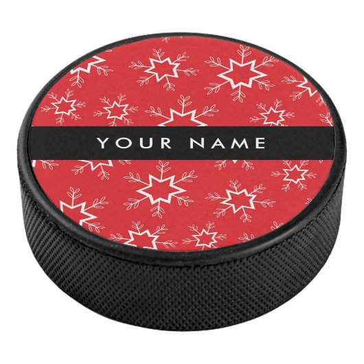 雪赤と白片、お名前、パーソナライズ アイスホッケーパック (3/4)