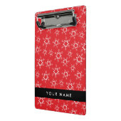 雪赤と白片、お名前、パーソナライズ ミニクリップボード (アングル2)