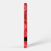 雪赤と白片、お名前、パーソナライズ SAMSUNG GALAXYケース (右側面)