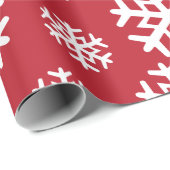 雪赤と白片 |休日 |クリスマス ラッピングペーパー (ロールコーナー)