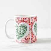 雪赤グリーンハートコーヒーマグ コーヒーマグカップ (左)