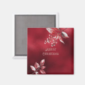 雪赤離れスクリスホリデーマグネット マグネット (正面/裏面)