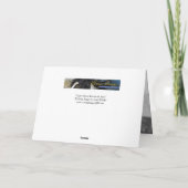 雪走馬の挨拶状 カード (裏面)