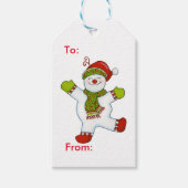 雪踊り2 ギフトタグ (正面)