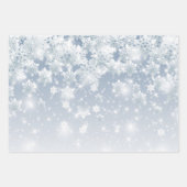 雪輝く片 ラッピングペーパーシート (正面)