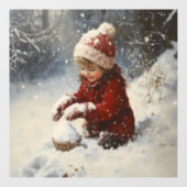 雪遊の中 ウィンドウサイン (シート)