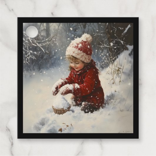 雪遊の中 フェイバータグ (正面)