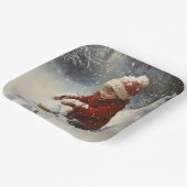 雪遊の中 ペーパープレート (傾斜あり)