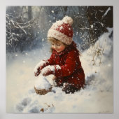 雪遊の中 ポスター (正面)