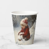 雪遊の中 紙コップ (正面)