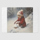 雪遊の中 薄葉紙 (正面)