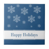 雪遊びタイル青 タイル (正面)