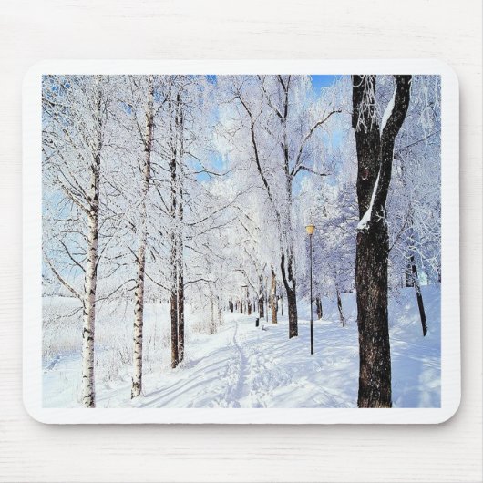 雪道 マウスパッド (正面)