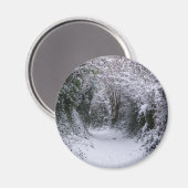 雪道 マグネット (正面/裏面)