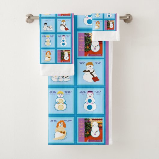 雪違うの違うフォーク バスタオルセット (インサイチュ)