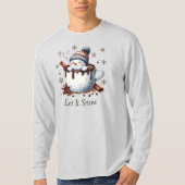 雪長袖Tシャツ Tシャツ (正面)