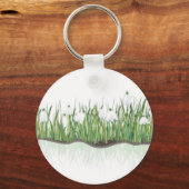 雪降り キーホルダー (正面)