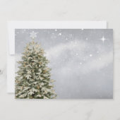 雪降エレガントりクリスマス 招待状 (裏面)