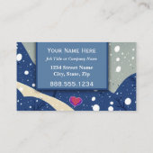 雪除けサービス農村プロフェッショナル幹部 名刺 (裏面)