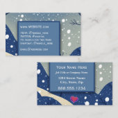 雪除けサービス農村プロフェッショナル幹部 名刺 (正面/裏面)