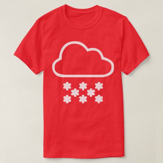 雪雲 Tシャツ (デザイン正面)