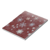 雪霜の降りた片 ノートパッド (回転)