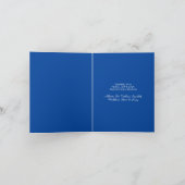 雪青のクリスマスツリー シーズンカード (内部)