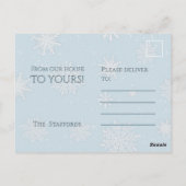 雪青はがき ポストカード (裏面)