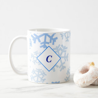 雪青モノグラムマグ コーヒーマグカップ