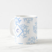 雪青モノグラムマグ コーヒーマグカップ (正面左)