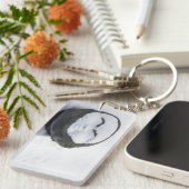 雪顔のハッピーブッダ キーホルダー (正面右)