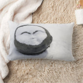 雪顔のハッピーブッダ ランバークッション (ブランケット)