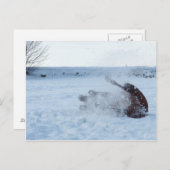 雪風呂 – はがき (正面/裏面)