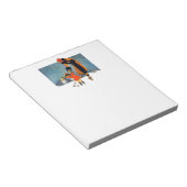 雪食べ物を与えの鳥たち ノートパッド (アングル)